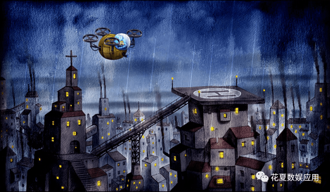 苹果版的大型游戏:苹果IOS账号游戏分享:「雨城-Rain City」-水彩绘本风格的第三人称解谜游戏